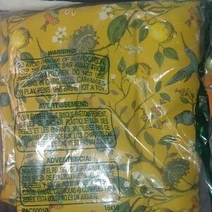 Yellow Floral Cushion Cover